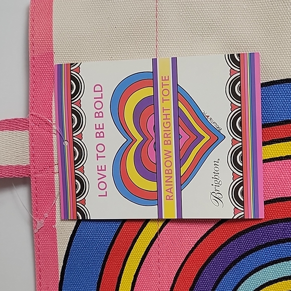 New, Brighton Rainbow Bright Tote bag with artist hand-sketched artwork - Picture 4 of 10